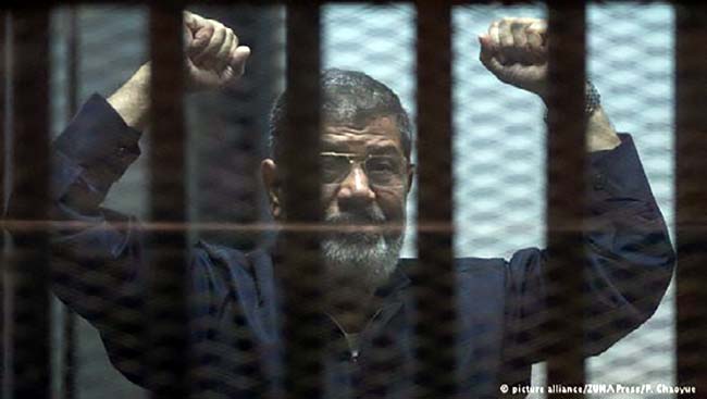 محمد مرسی به 40 سال حبس محکوم شد